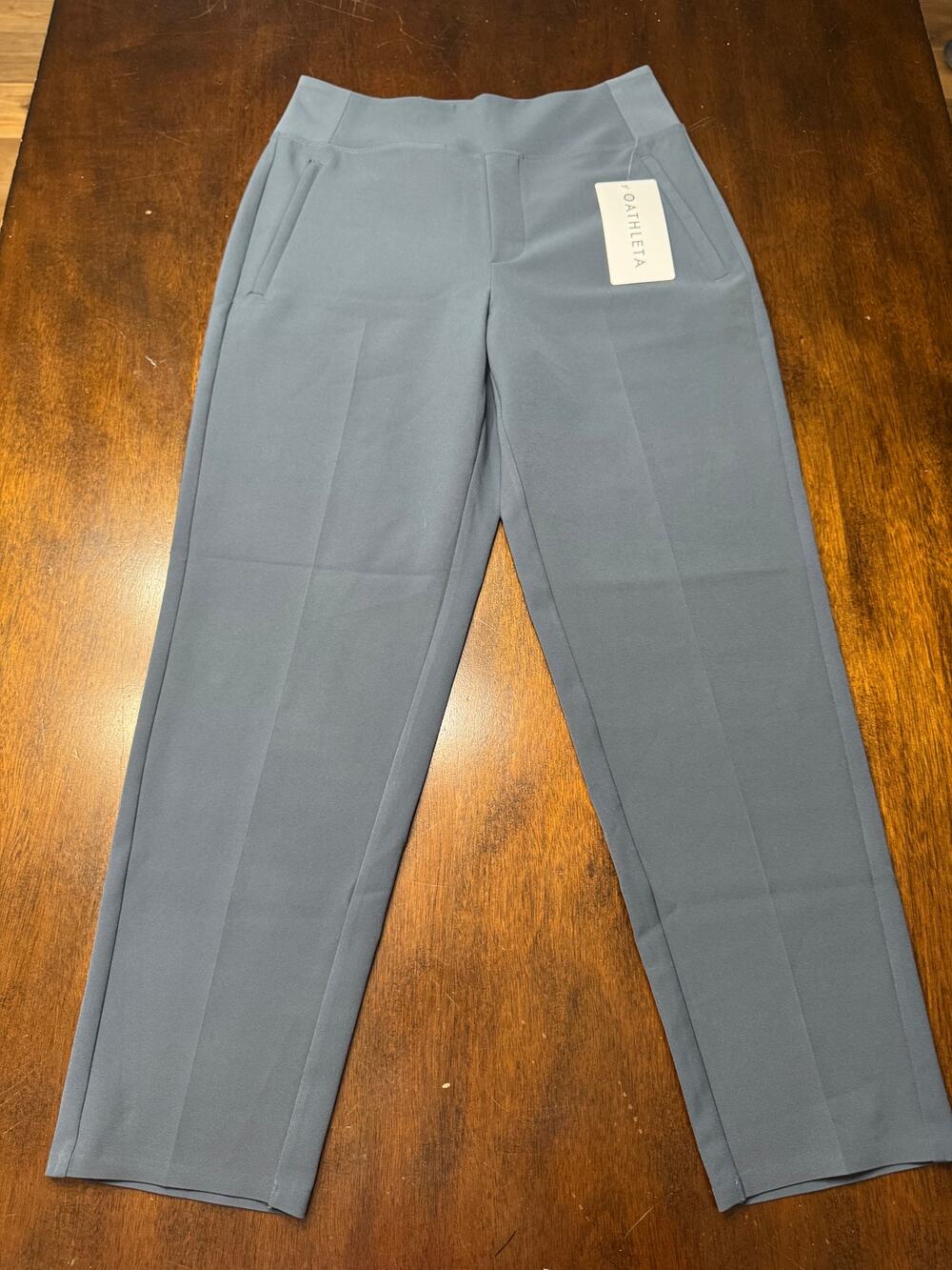 Athleta Slate Blue Cropped Ponte Pants